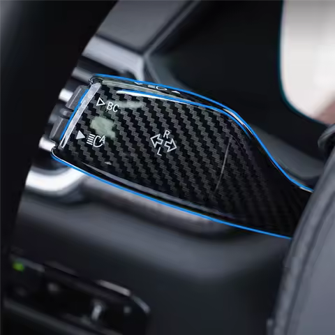 M64K-Car Wiper Switch Cover For BMW X1 X2 X3 X4 X5 X7 G01 G02 G05 SUV Turn Signal Wiper Lever Cover 