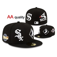 New Era Black Chicago White Sox Patch Pride 59fifty  side embroidery baseball cap
