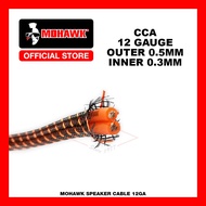 MOHAWK Car Audio POWER CABLE 12GA/16GA , 2 - 6 Meter