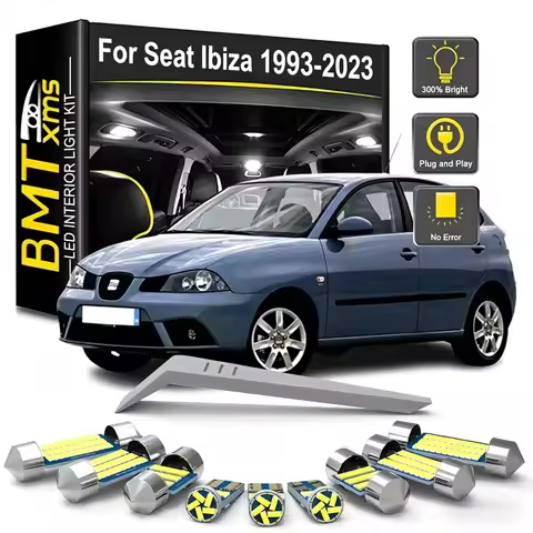 BMTxms Car Interior LED Light For Seat Ibiza 6L 6J 6P 6F 6K MK2 MK3 MK4 MK5 2002 2009 2011 2015 2016