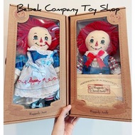 證書版 全新盒裝 12吋 美國古董玩具 2009 raggedy Ann &amp; Andy 絕版玩具 布偶 安娜貝爾 娃娃
