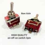ON/OFF/ON SWITCH 3pin Heavy Duty Toggle Flick Switch ON OFF ON(3pin)