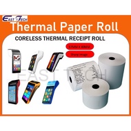 Thermal Receipt Paper Roll 57mm x 40mm CORELESS foodpanda Food Panda 57x40 Kertas Receipt