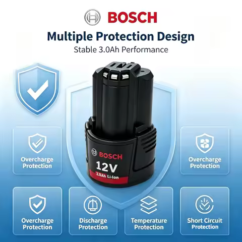 NEW Original Bosch 12V Rechargeable Battery 3.0Ah,BAT411 BAT411A BAT412 BAT412A BAT413 Cordless Tool