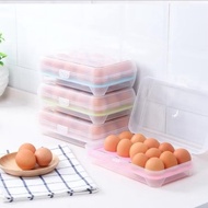 15-Hole Egg Storage Box / Egg Box Storage Organizer Multipurpose 15-Egg Egg Rack Plastic