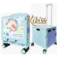 【現貨/訂】 行貨正版- Sanrio Cinnamoroll 20th四輪摺疊手拉車 CN-1921 四輪摺疊式購物車/ 拉桿收納箱 購物車 外出車 ｜ Foldable shopping cart