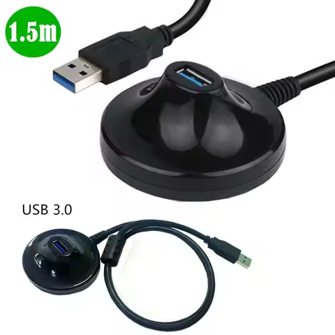USB 3.0 Male to Female Extension Cable With Base USB Extension Cable With Base USB 3.0 Base Extensio