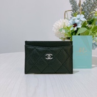 TK2021	Chanel Classic Card Holder Caviar Black