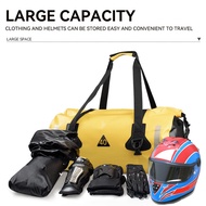 Universal Motorcycle Tank Bag Motorbike Tool Roll Saddle Bag Motor Tail Bag Yellow Black 40L 60L 80L