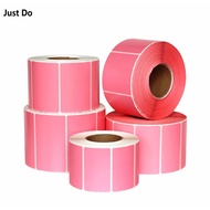 pink Paper Self Adhesive Thermal labels Blank Label Sticker Paper Supermarket Price Blank Thermal st
