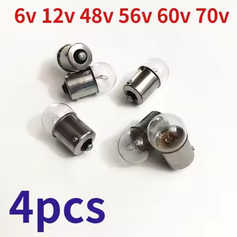 4pcs Electric Vehicle Motorcycle Car Light Bulb 12V Steering Bulb Turning Bulb Jialing 70 Steering 6
