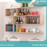 NGOTICO Kệ sách gỗ lắp ghép treo tường 3 ngăn rộng 1m2 cao 75 sâu 15cm