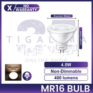 PHILIPS LED Bulb GU10 4.6W 4.9W Dimmable MR16 Bulb 4.5W Non-Dimmable LED Light Bulb Mentol Lampu