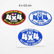 Tamiya Racing Mini 4wd 4x4 It's Easy Getting It Together Sticker Tamiya Mini 4wd Tamiya Original