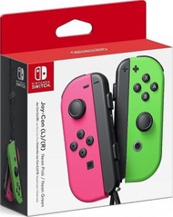 任天堂 - 【行貨】Nintendo Switch Joy-Con 控制器 (電光綠色 / 粉紅色 Splatoon Edition)