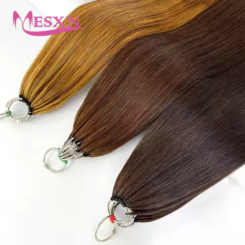 MESXN Third New Feather hair extensions100% Human Hair Real Natural Hair Comfortable and Invisible B