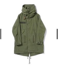 REMI RELIEF× BEAMS PLUS  M65連帽 Parka Olive 軍綠外套 日本製 美軍m51 