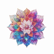 Rowood Wooden Jigsaw Puzzle-TA001 Mystic Mandala Flower