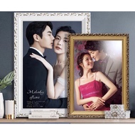 [Local Stock] 4R 5R 6R 8R S8R 10R S12R Photo size European Victorian Style White Gold Elegant Classi