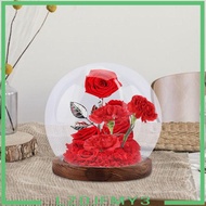 [Lzdjfmy3] Glass Cloche Valentines Day Cloche Ball Jar Dome