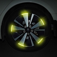 Wheel Hub Reflective Sticker Creative Personality Tire 20pcs Night Driving Rim Reflective Strips Mot