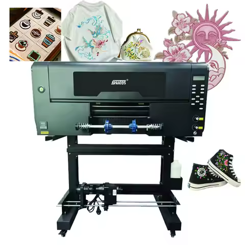 HD3200 Head A3 30cm Three-dimensional logo Stickers Uv Dtf Printer 3D Tpu Label Dtf Printer Machine 