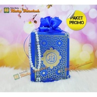 Paket Cetak Souvenir Tahlilan 40/100/1000Hari Yasin Cover Elegan Bunga
