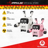 Gravastar Delta 35W Fast Wall Charger (GaN 35w) Double-Device Charging 35w Faster Charging