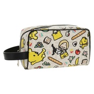 FENDI Zucca帆布手拿包 白色 銀色 正品 140366M