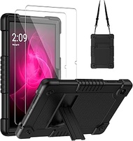 for Tmobile Revvl Tab 2 Tablet Case with 2 Pcs Screen Protector,Shockproof Kids Protective Case with