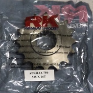 APRILLIA SHIVER 750 DORSODURO RSV4 RK SPROCKET FRONT 16T REAR 44T (525) X 16/44