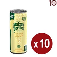 Perrier - Perrier 法國巴黎檸檬味天然有汽礦泉水(罐裝) 10x250亳升