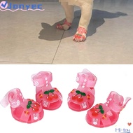 JONY1EC Pet Jelly Shoes, Breathable Cool Pet Shoes,  Style Multi-Size Silicone Cat Dog Shoes Pet