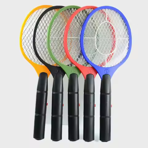 Mosquito Swatter Racket - Outdoor/Indoor Killer for Flies, Battery-Operated Tennis Killing Battery-O