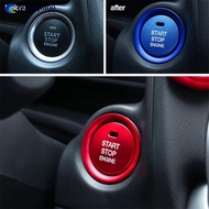 NOBELJIAOO 2Pcs Car Engine Start Button Auto Ring Styling Sticker Accessories For Mazda 3 BM BN 6 GJ