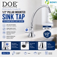 DOE 1/2" Sink Tap 200MM Swivel Anti-Splash | Pillar / Wall Mounted DE115A DE116A | Pili Sinki