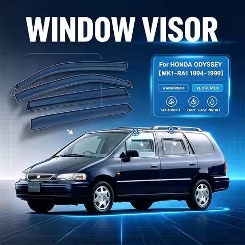 4Pcs Window Visor For Honda Odyssey RA1 MK1 1994-1999 Weathershield Sun Rain Deflector Guard Car Win