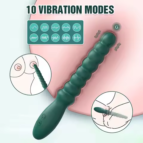 Anal Beads Vibrator Gay Butt Plug Anal Vibration Massager Anal Plug Masturbation Tools Vibrating Mas