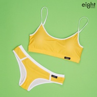 Ei8ht UNDIES || Women's Underwear SET / SET Women'S Swimwear - STRAP Top + BRIEF Pants - YELLOW YELL