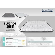 Latex Feel Mattress Alovera Topper 2" Fibre Star with Aloe Vera Fabric Top Sheet Export Quality