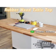 Table Top Only Rubber Wood Solid Wood Study Table Dining Table