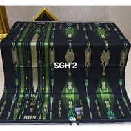 sarung bhs sge masterpiece gold dan signature full songket timbul bahan sutra sarung termahal berkua
