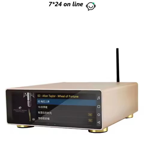 JF MX-PRO Audio Digital Turntable Android Desktop Player Network WiFi Bluetooth 5.0 USB 32Bit/768KHz