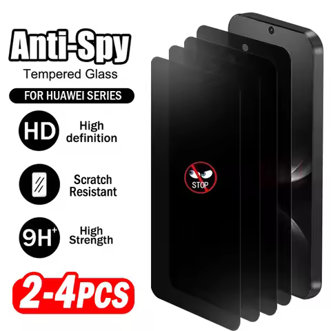 2-4pcs Privacy Protective Tempered Glass for Huawei Nova 14 13 12 11 10 9 7 6 SE 5T 13i 12i 11i 12s 