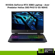 NVIDIA GeForce RTX 3080 Gaming Laptop - Acer Predator Helios 300 PH315-55-90HX 15.6" QHD IPS/i9-1290