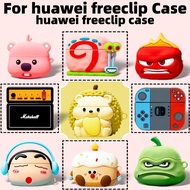 for Huawei freeclip case Shockproof Headphone Case Cover Huawei freeclip case Shockproof Silicone Co