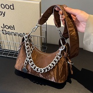 Women's Courier Bag, Portable Chain Courier Bag, All-Match Shoulder Bag, Women's Courier Bag, Opaque