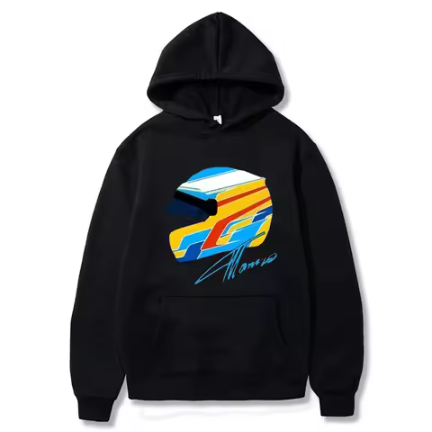 F1 Hoodies Fernando Alonso Helmet Sweatshirt Oversized Y2k Clothes Games Men Clothing Womens Long Sl