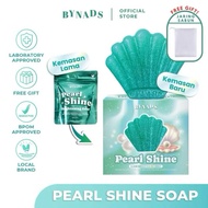 [SPECIAL LAUNCH NEW PACKAGING] Bynads Pearl Shine Glow Brightening Soap With 8% Niacinamide Body and