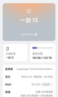 Oneplus 13 24/1TB 100% Good No box